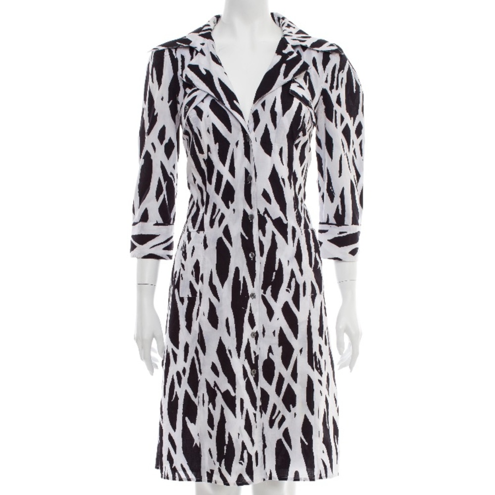 Diane Von Furstenberg Roberto Shirt Dress 10